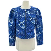 7 For All Mankind Blue/White Jacket