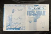 9/11 Metal Printing Plate used by The Daily News — Little Giant Comics & Collectibles
