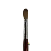 Acrylic Brush - 777 #12 Redwood Handle Crimped (Pre-Shaped)