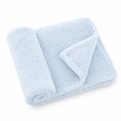 Angel Dear Chenille Blanket -Light Blue Solid