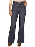 32/21" "AB"SOLUTION SKYRISE DOUBLE SIDE SEAM TROUSER DETAIL BOOT-INDIGO