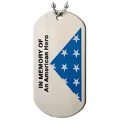In Memory Of An American Hero Memorial Necklace