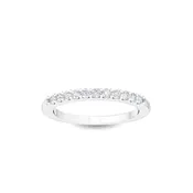 0.25ctw Round Brilliant Lab-Grown Diamond Wedding Band or Stackable Ring in 14k Gold
