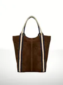 Melody Suede Leather Tote