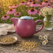 Berry Porcelain Teapot with Infuser