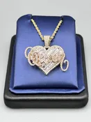 10KT Gold 2.15CT Diamond Queen Pendant ComboSet