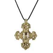 18k Pax Cross Pendant Necklace by William Henry