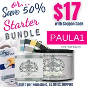 $1 Sample Starter Bundle, Save 50% (net) with Code PAULA1