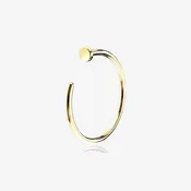 14 Karat Gold Basic Nose Hoop Ring