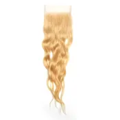 5×5 613 Blonde Wavy Lace Closure