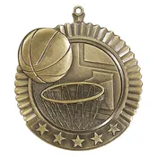 36020 Star Basketball Medal 2.75″