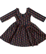 3/4 Sleeve Twirl Dress