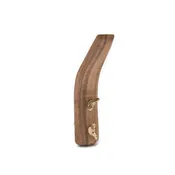 Acacia Wood Coat Hook wood with Brass Butterfly Bolts