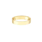 14k Yellow Gold Wedding Band 3.7mm
