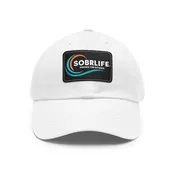 SOBRLIFE Dad Hat with Leather Patch