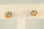 Buttercup Style Diamond Earrings  19510