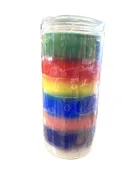 7 Chakra Candle (Glass Jar)