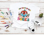 100 Days in the Books DTF Transfer – Cute School Milestone Ready to Press