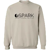 Adult Crewneck with Black Logo