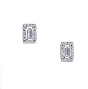0.52 CTW Halo Stud Earrings by Lafonn