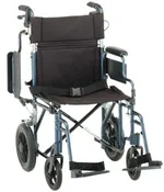 19 inch Transport Chair with 12″ Rear Wheels