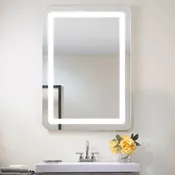 Allegro Rounded Rectangle Lighted Mirror