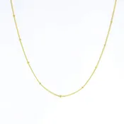 Beaded Curb Chain