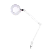 5-Diopter LED Magnifying Lamp with Clamp