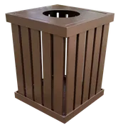 Aluminum Trash Receptacle WST-99