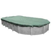15’x30′ Oval Green/Black Winter Cover