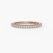 14k Rose Gold Diamond Ring