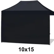 10x15 Canopy Sidewall, Black