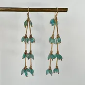 Apatite Chain Earrings