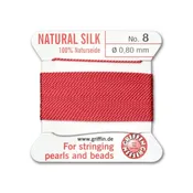 Coral Griffin 100% Natural Silk Thread