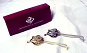 APM Trumpet Lyre- Gold Bent Stem