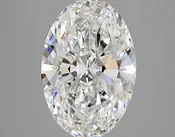 2.82 Carat D-VVS2 Oval Lab Diamond