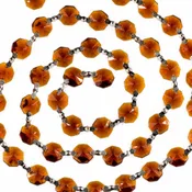 Amber Strands of Glass Crystals
