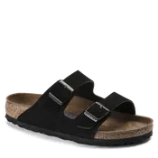 Arizona Soft Footbed Black Suede (Women)