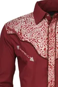 05585 Burgundy — Ace of Diamond