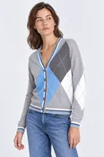 Argyle Cardigan in Cotton Cashmere