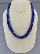 Lapis Necklace by Desiree Yellowhorse