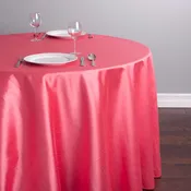 108 in. Round Shantung Silk Tablecloth (8 Colors)