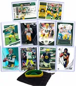 Aaron Rodgers Football Cards Assorted (10) Bundle - Green Bay Packers Trading Cards