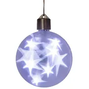 12L 4 LED Battery Holographic Starfire Ornament