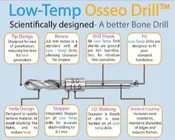 Low-Temp Osseo Drill  D=2.0mm  L 15.0mm