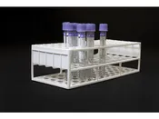 13 mm Resin Tube Racks, White