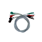 5-Lead Reusable ECG Leadwire Set, SNAP-to-DIN, AHA Color Code