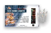 100 Clear Light Set, White Wire