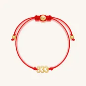 333 Expression Red String Bracelet