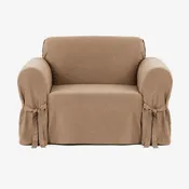 Matelassé One-Piece Slipcover